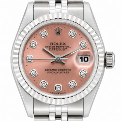 Rolex Datejust 26MM 69174 Factory Diamond Dial Watch